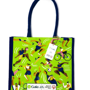 Limited edition Special Olympics Ireland reusable shopping bag from Gala Retail designed by Claire Prouvost