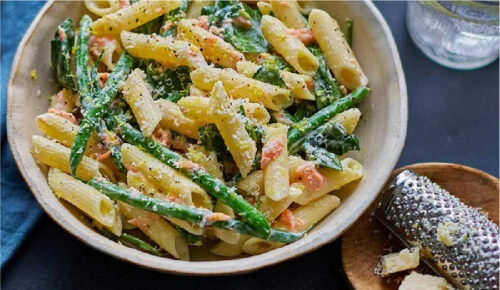 salmon pasta